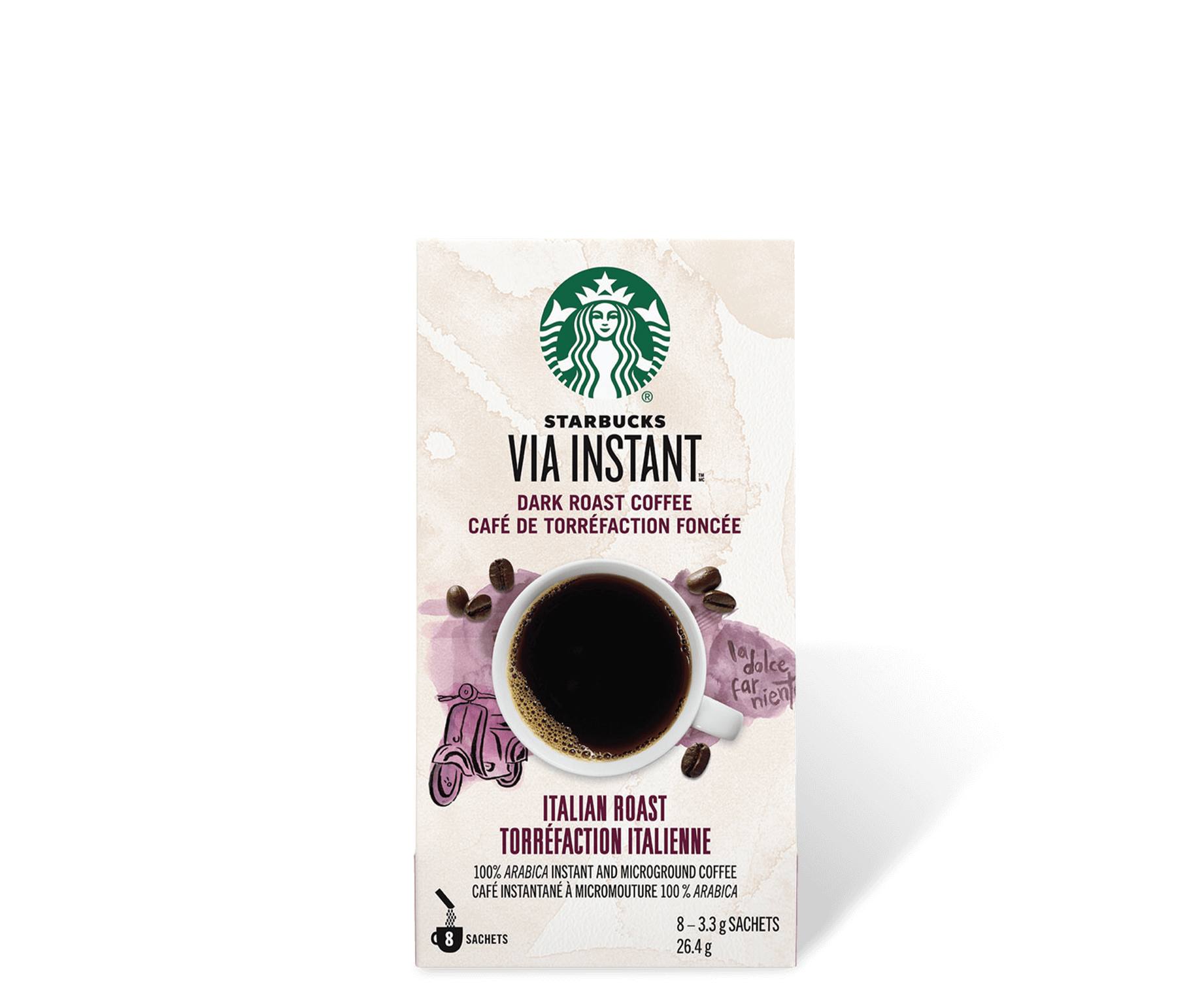 Starbucks® Italian Roast 8 sachets Starbucks® Coffee At Home